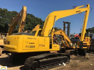 Quality 20t Used Komatsu Long Reach Excavator / 18 Meter Long Boom Excavator PC200-6 wholesale