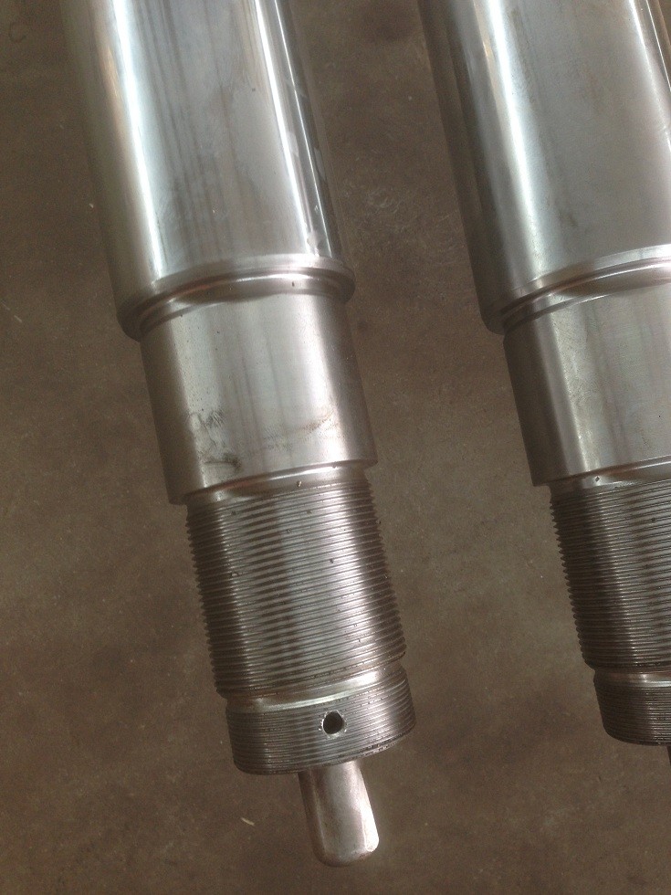 Construction equipment parts, Hyundai R265-7 arm hydraulic cylinder rod Hyundai excavator parts