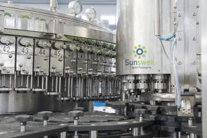 China Automatic Beer Washing Filling Machine , Glass Beer Capping Machine on sale