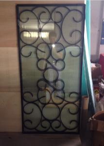 Quality wrought iron glass of 10*10 MM black steel bar wholesale