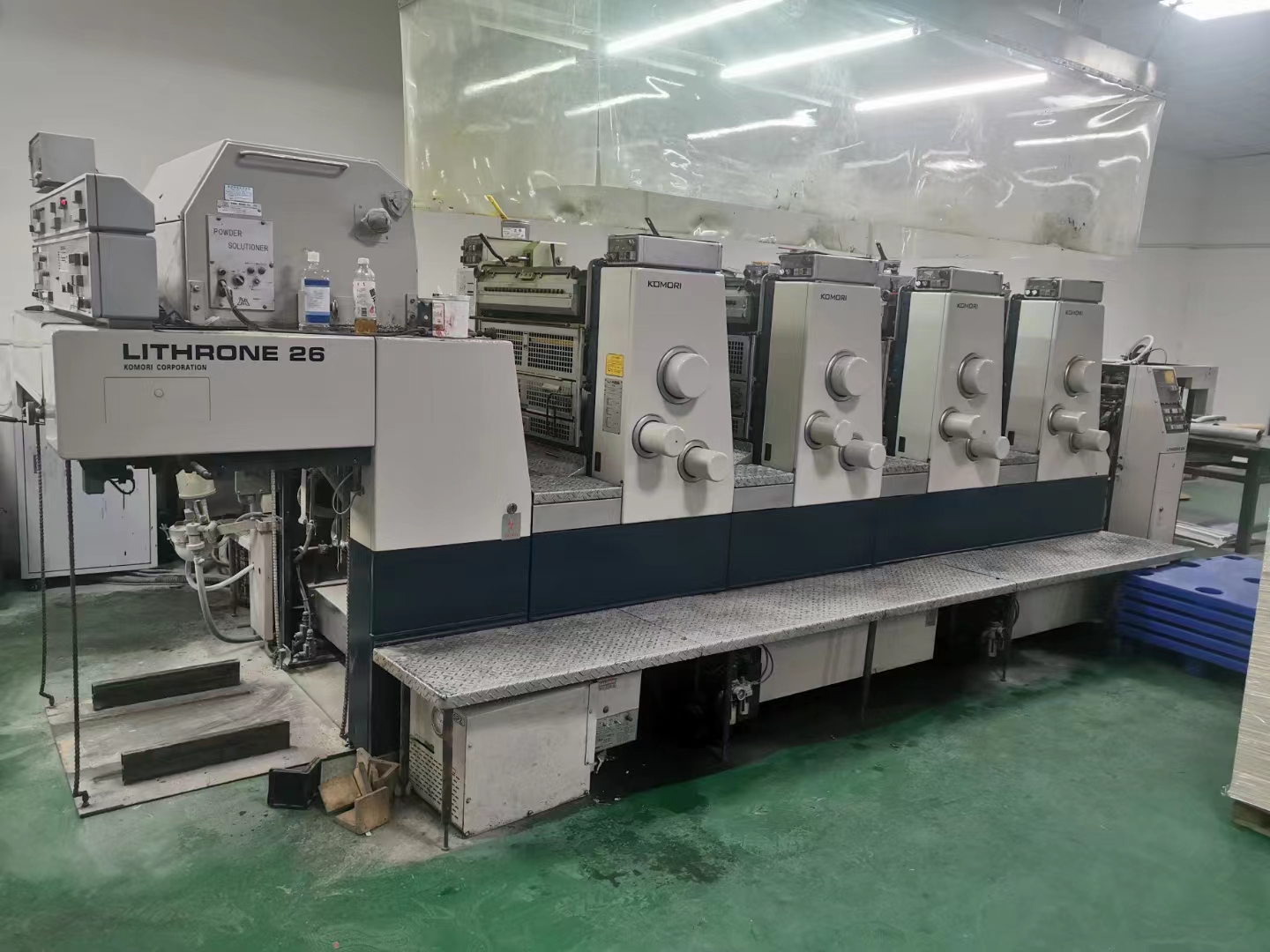 Automatic Used Komori L428 Four Colour Printing Machine Ideal For Volume Printing Needs 17000 KG