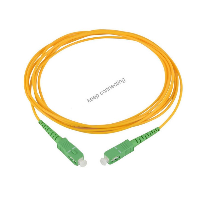 SC/APC-SC/APC G657A1 Simplex Fiber Optic Patch Cord for Indoor in Telecommunications