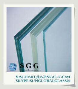 Quality ultra clear ultra white laminated glass wholesale