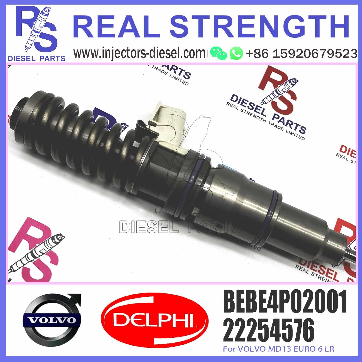 22254576 BEBE4P03001/BEBE4P02001 Diesel Fuel Injector For V-O-L-V injector MD13 BORE 85002179