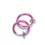 6 Colors New 2 PCS Clip on Boby Nose Lip Ear Fake Piercing Rings Stud Punk Goth