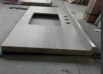 Wooden Marble Prefabricated Vanity Countertops Elegant Appearance For Hotel