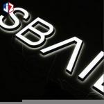 AC240V Light Up Acrylic Signs Advertising LED 3D Acrylic Signage
