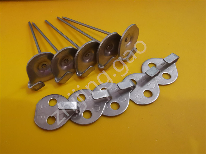 Lacing Self Locking Washer Thermal Acoustic Fireproofing Insulation Systems 25 Mm