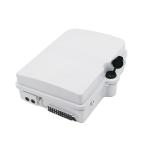 12 Core 1:8 PLC Optical Fiber Splitter Box Outdoor Waterproof For CATV Networks