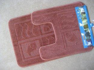 custom red Microfiber bath mat OBM-003