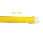 18W 4FT Yellow Cover Light T8 Anti-Uv Lamp Tube Yellow 580nm Triac Dimmable For
