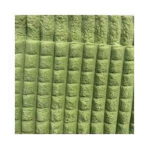 Quality Double Side Flannel Fleece Plaid Fabric for Winter Blanket Super Soft 100 Polyester wholesale