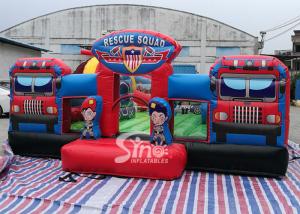 Quality Giant Rescue Squad inflatable Amusemenet Park Playground For kids Outdoor fun wholesale