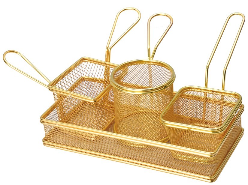 Good kitchen tool stainless steel deep frying basket for cooker