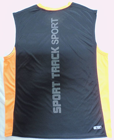 Elastic Knitting Interlock Fabric Mens Athletic Tanks Anti Dumping