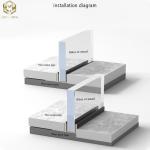 30x30 Aluminium Edge Trim Profiles 2mm Thickness Customized
