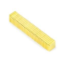 Gold Plated Sintered Neodymium NdFeB Small Block Magnet