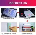 Cold Release UV AB DTF Film No Heating No Shaking DTF Pet A B UV Transfer Film