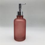 Frosted Red Seven-Piece Set Glass Bathroom Accessories For Home Hotel