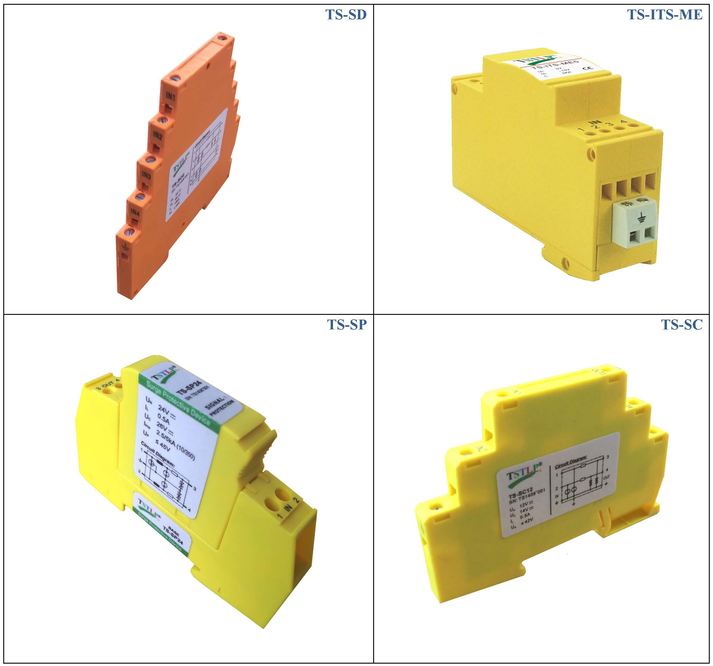 Field - Bus System Surge Protection Device 100mA / 400mA Providing Fine Protection