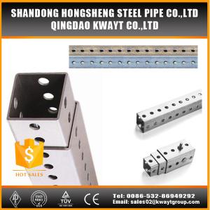 Quality perforated galvanized steel sign post wholesale