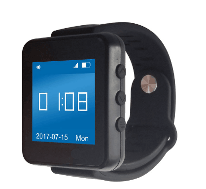 Ihomepager waterproof wireless pager system wrist watch receiver for hotel