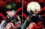 Death Note & Titan Mounted Art Print 3d Lenticular Image For Decoration 30x40cm