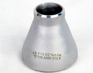 China 10x10inch Steel Pipe Reducer , Stainless Steel Concentric Reducer Pipe Fitting  ASME B16.9 on sale