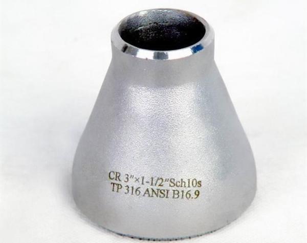 10x10inch Steel Pipe Reducer , Stainless Steel Concentric Reducer Pipe Fitting