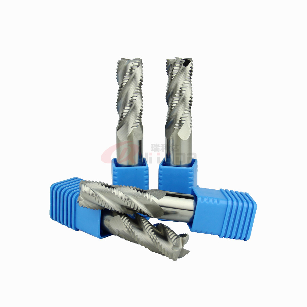 HRC50 1/2 4 Flute Carbide Roughing End Mills For Steel Or Aluminum
