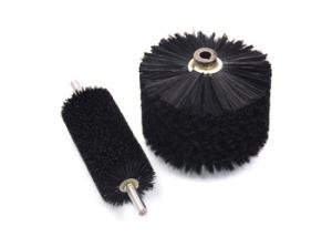 Quality Spiral Round Cylindrical Dust Cleaner Brush , Industrial Roller Brushes wholesale