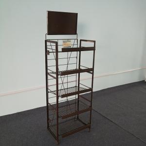 Quality Promotional Metal Display Racks 5 Layers For Beverage And Drinks wholesale