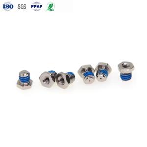 Quality High quality stainless steel air pressure adjustment internal and external thread point anti-loose rubber screws wholesale