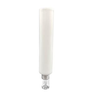 Quality Empty Cream Eye Gel Tube Dropper 35ml 70ml Capacity 30mm Diameter With Clear Cap wholesale