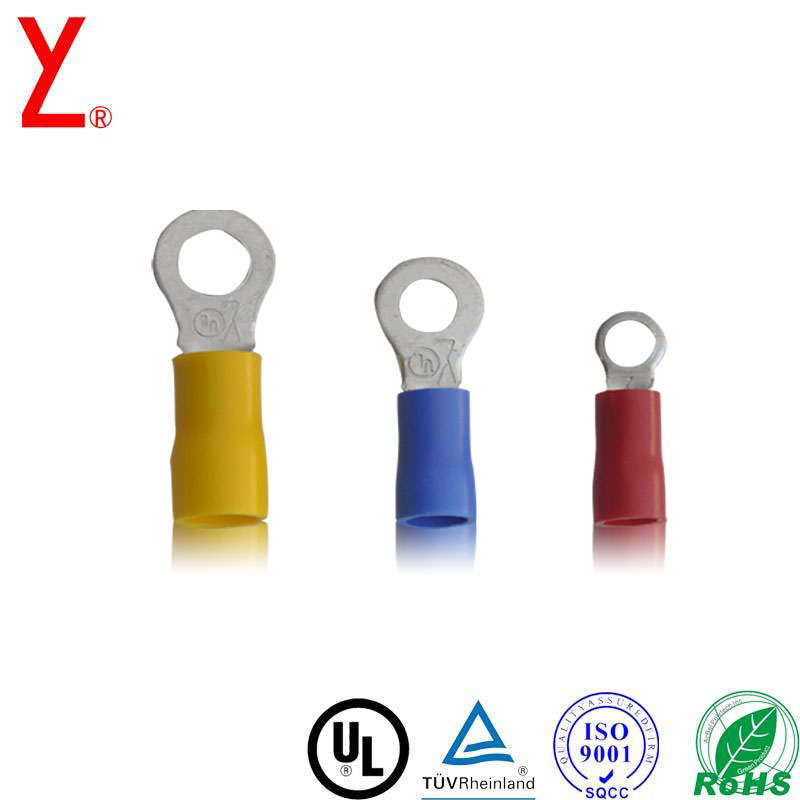 ISO9001 Non Insulated Cord End Terminals Nickel Plated Pure Copper