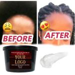 black hair firm hold water based long-lasting clear color no label custom logo