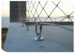 Rhombus Woven Stainless Steel Rope Net Unique Indestructible SGS Certificated
