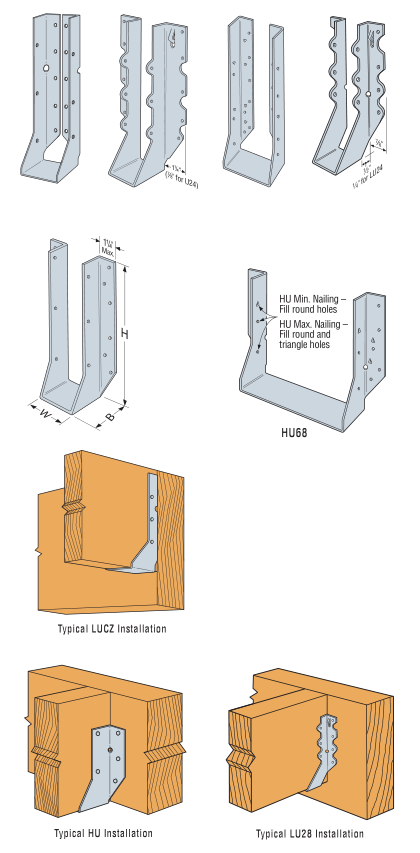 Custom Wood Construction Bracket for Wood Truss Thickness 0.8-4mm Standard or Nonstandard