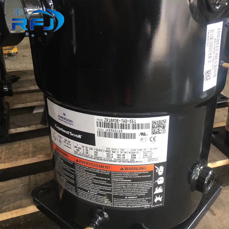 30HP Copeland Scroll Compressor Black Color Zr380kc-Twd-522 Video Technical Support
