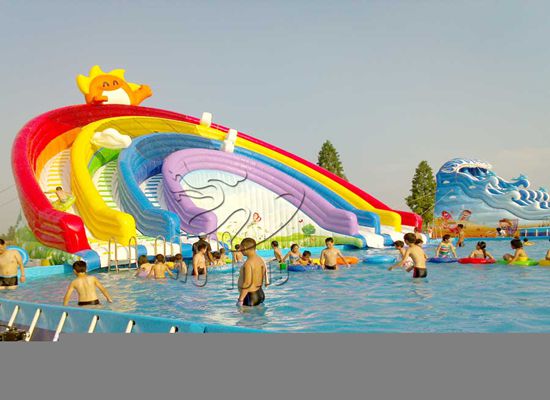 hot sale high quality inflatable water slide