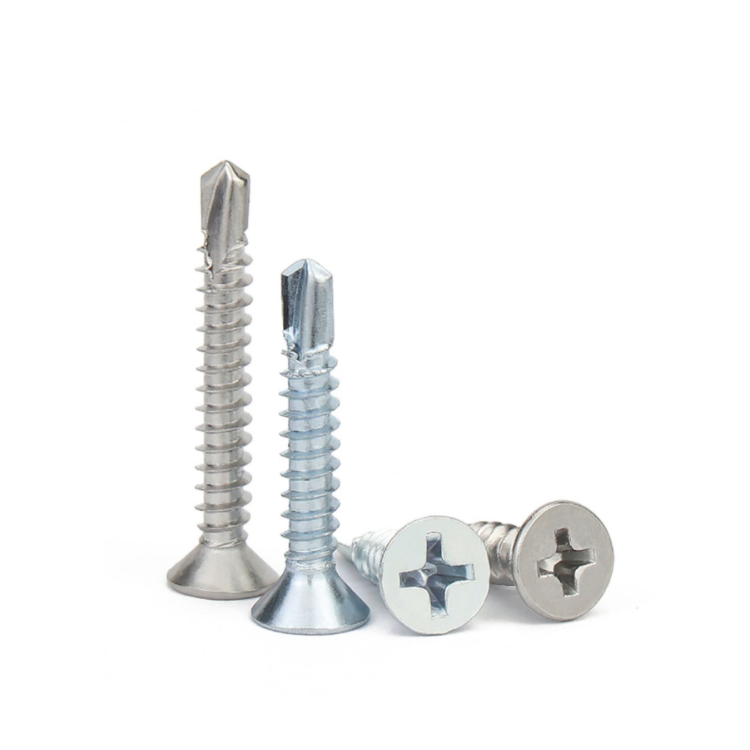 Self-Drilling Screws for Roofing Metric M3 M4 M6 Sizes CSK Head Stainless Steel SS304