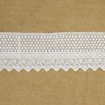 Garment Polyester Cotton 10cm Embroidery Lace Trim