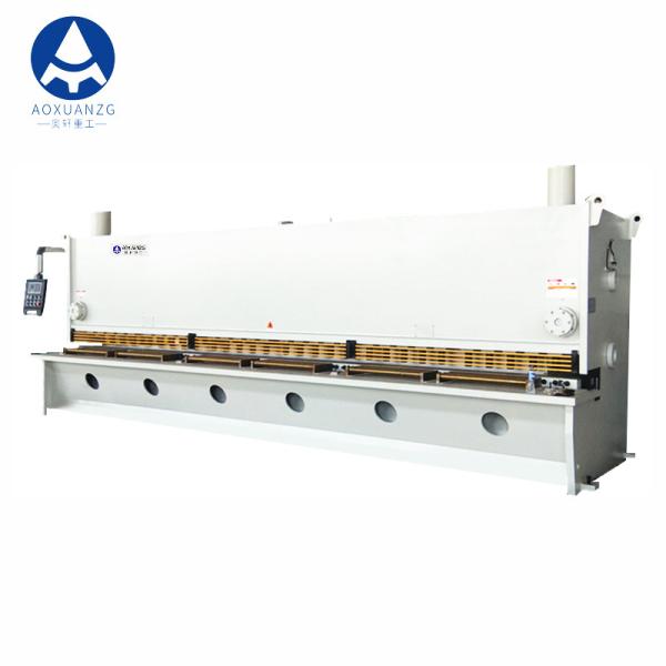 Non Deformation Hydraulic Guillotine Shearing Machine 6m Length Mild Carbon