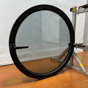 4mm 5mm 6mm  Aluminum Circle Windows Doouble Tempered Glass Round Aluminum Windows