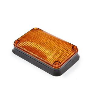 Quality Led perimeter Ambulance and Truck Headlight Red Blue ,Square LED Strobe flash light wholesale