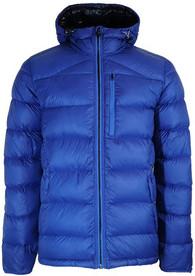 Quality Blue Mens Warm Waterproof Coat , Hooded Mens Waterproof Puffer Jacket wholesale