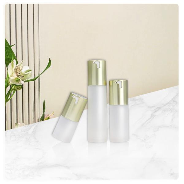 3pcs Lotion Pump Container Clear Airless Pump Bottle 15ml 30ml 50ml For Fresh