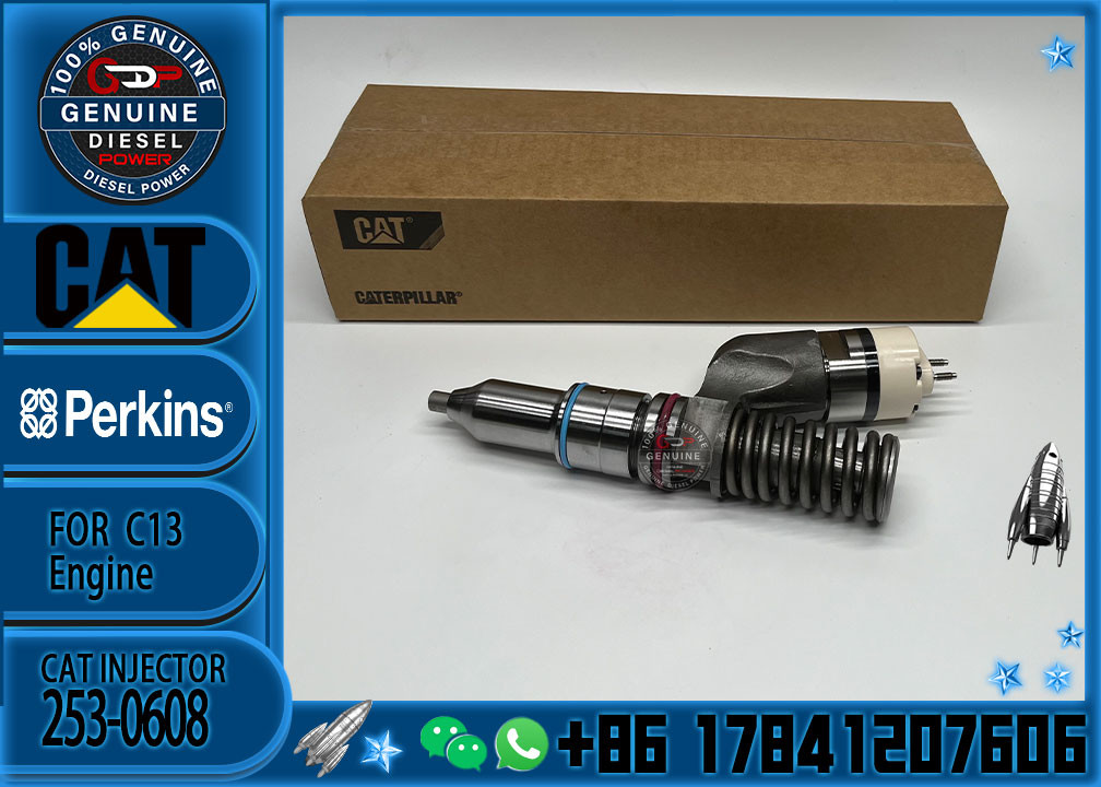 Diesel Fuel Injector 253-0608 249-0705 259-5409 For Cat C11 C13 Excavator 345C 345D 349D