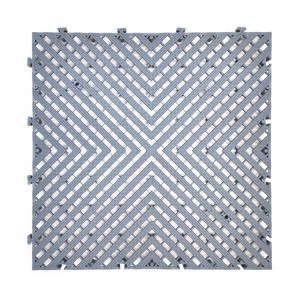 Quality PVC Vented Garage Floor Tiles 400*400*20mm PP Interlocking Tiles wholesale