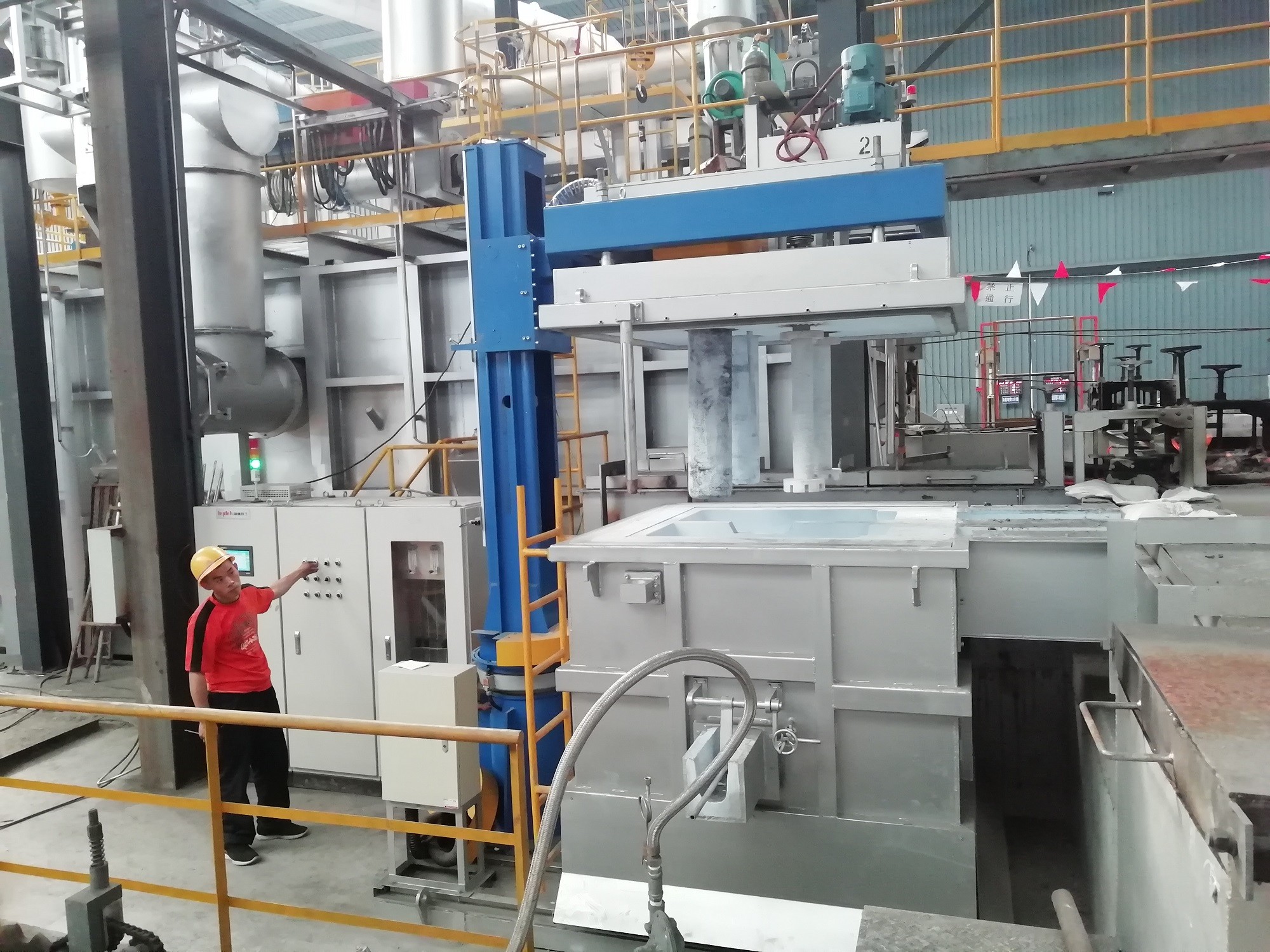 Optimal Performance Rotary Degassing Unit With 60% Degassing Efficiency 1-3 Rotors 100-500 Rpm Rotating Speed